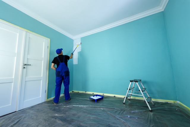 interior painting in process in bradenton fl